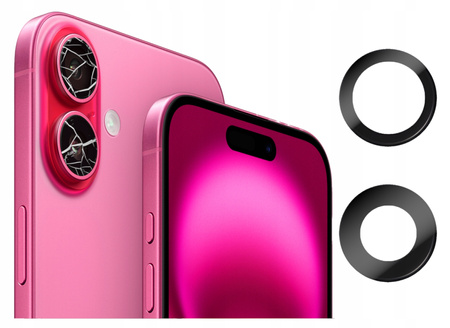 Szkło na Aparat do iPhone 16 Plus Szybka Premium Osłona Obiektywu A3290