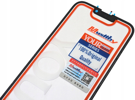 ORYGINAŁ SZYBA SZKŁO WYŚWIETLACZA KLEJ OCA DO IPHONE 14 MUSTTBY