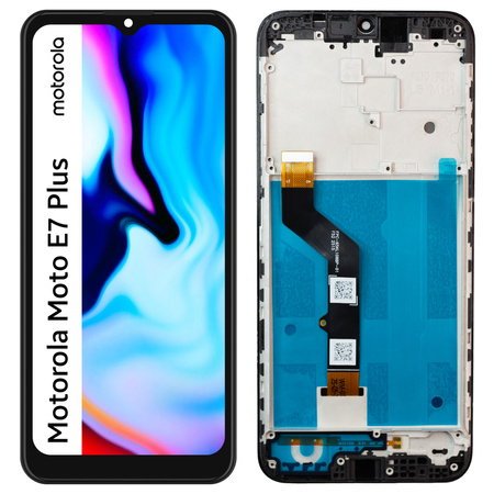 Wyświetlacz do Motorola Moto E7 Plus Ekran LCD Ramka XT2087-1
