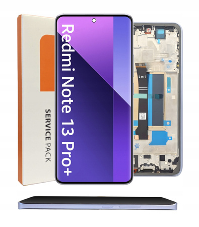 Wyświetlacz do Xiaomi Redmi Note 13 Pro Plus Ekran LCD Ramka Oryginał Zila