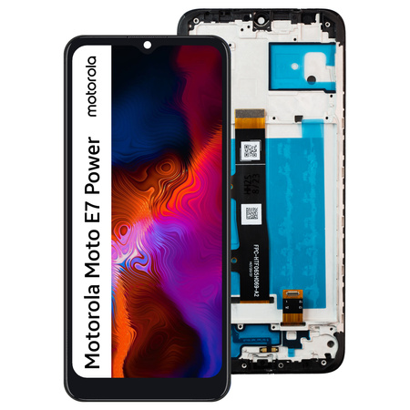 Wyświetlacz do Motorola Moto E7 Power Ekran LCD Ramka PAMH0001IN PAMH0010IN