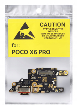 ORYGINAŁ PŁYTKA GNIAZDO ŁADOWANIA USB ZŁĄCZE XIAOMI POCO X6 PRO 2311DRK48G