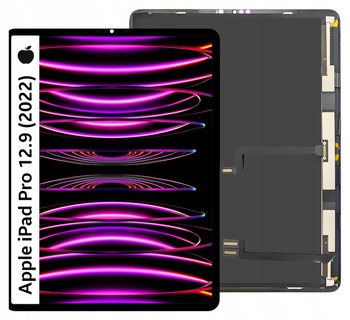 Wyświetlacz do iPad Pro 12.9 6 GEN 2022 Ekran LCD A2764 A2437 Oryginał Zila