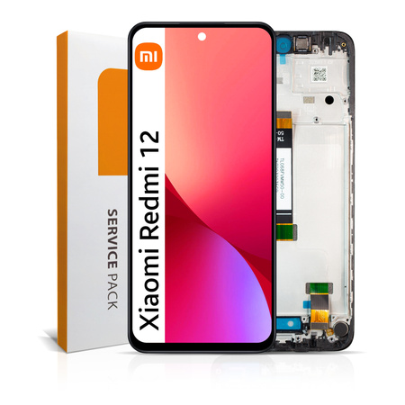 Wyświetlacz do Xiaomi Redmi 12 Ekran LCD Ramka Oryginał Zila 23053RN02A
