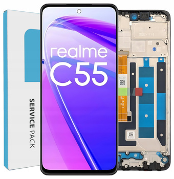 Wyświetlacz do Realme C55 Ekran LCD Ramka Oryginał Zila RMX3710