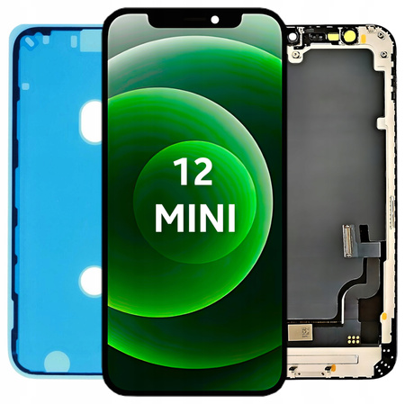 Wyświetlacz do iPhone 12 mini Ekran LCD OLED A2399 A2176 +Uszczelka