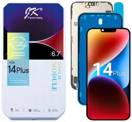 Incell do iPhone 14 Plus Wyświetlacz LCD Dotyk Chip IC True Tone JK