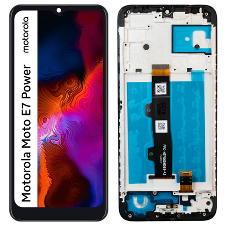 Wyświetlacz do Motorola Moto E7 Power Ekran LCD Ramka PAMH0001IN PAMH0010IN