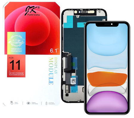 WYŚWIETLACZ EKRAN LCD DOTYK SZYBKA DO IPHONE 11 JK WYMIENNY CHIP