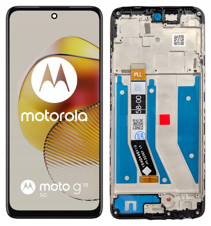 Wyświetlacz do Motorola Moto G73 Ekran LCD Ramka XT2237