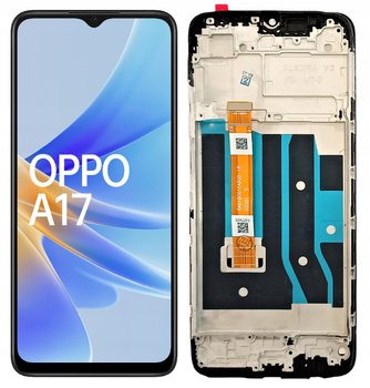 Wyświetlacz LCD Do Oppo A17 Ramka Ekran Szybka Dotyk