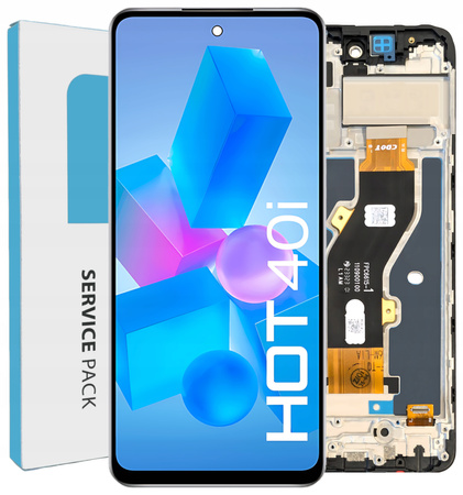 ORYGINAŁ WYŚWIETLACZ EKRAN LCD DO INFINIX HOT 40I RAMKA X6528B