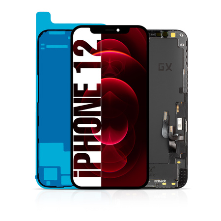 Wyświetlacz do iPhone 12 / 12 Pro Ekran LCD OLED GX A2407 Wymienny Chip