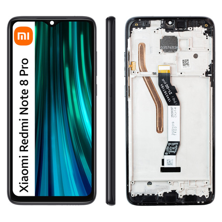 Wyświetlacz do Xiaomi Redmi Note 8 Pro Ekran LCD Ramka Czarna M1906G7I