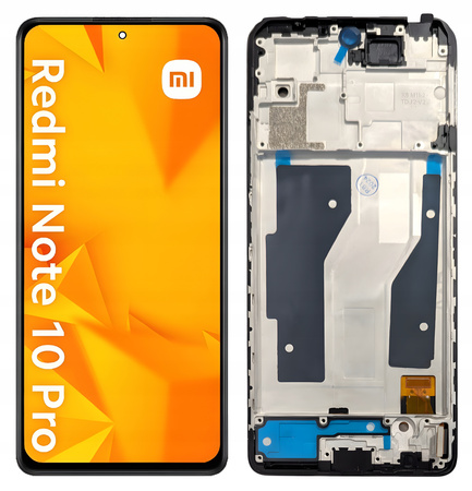 WYŚWIETLACZ EKRAN LCD DO XIAOMI REDMI NOTE 10 PRO OLED RAMKA M2101K6G
