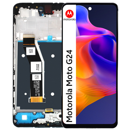 Wyświetlacz do Motorola Moto G24 Ekran LCD Ramka XT2423-1