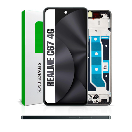 Wyświetlacz do Realme C67 4G Ekran LCD Ramka Oryginał Zila RMX3890