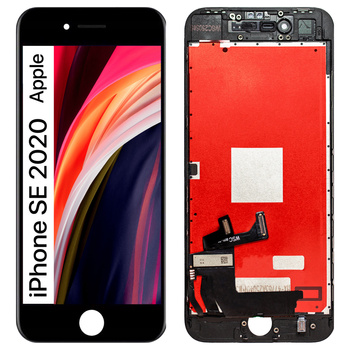 Wyświetlacz do iPhone SE 2020 Ekran LCD Czarny A2275 A2296