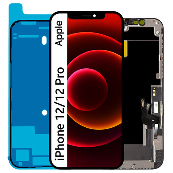 Wyświetlacz do iPhone 12 / 12 Pro Ekran LCD Incell A2172 A2407 +Uszczelka