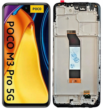 Wyświetlacz do Xiaomi Poco M3 Pro 5G Ekran LCD Ramka M2103K19G