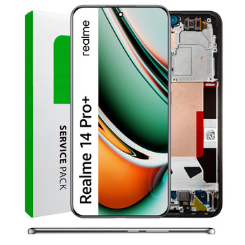 Wyświetlacz do Realme 14 Pro Plus Ekran LCD Ramka Oryginał Zila Złoty