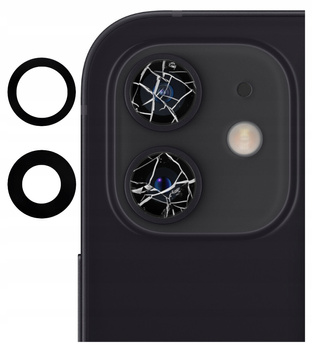 SZYBKA SZKŁO PREMIUM OSŁONA APARATU KLEJ DO IPHONE 12 A2403 A2172 A2402