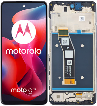 Wyświetlacz do Motorola Moto G24 Ekran LCD Ramka XT2423-1