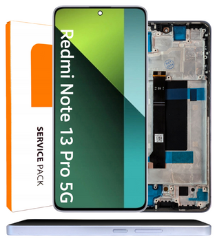 Wyświetlacz do Xiaomi Redmi Note 13 Pro 5G Ekran LCD Ramka Oryginał Zila