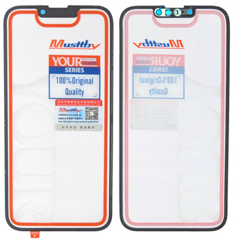 ORYGINAŁ SZYBA SZKŁO WYŚWIETLACZA KLEJ OCA DO IPHONE 14 MUSTTBY