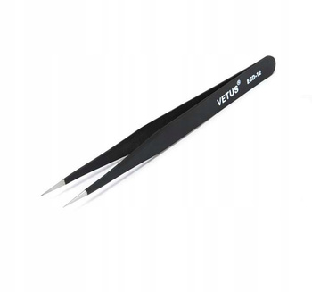 PĘSETA OSTRA PROSTA PINSETA VETUS ESD-12 133mm