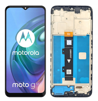 Wyświetlacz do Motorola Moto G10 Ekran LCD Ramka XT2127-2