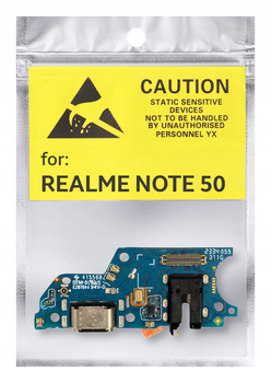 ORYGINAŁ PŁYTKA GNIAZDO ŁADOWANIA USB ZŁĄCZE DO REALME NOTE 50 RMX3834