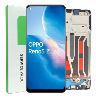 Wyświetlacz do Oppo Reno5 Z Ekran LCD Ramka Oryginał Zila CPH2211