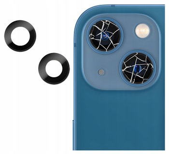 SZYBKA SZKŁO PREMIUM OSŁONA APARATU KLEJ DO IPHONE 13 A2633 A2482 A2631