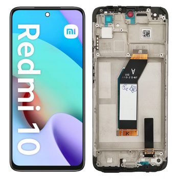 WYŚWIETLACZ EKRAN LCD DO XIAOMI REDMI 10 RAMKA