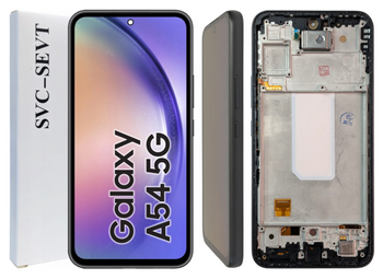 Wyświetlacz do Samsung A54 Ekran LCD Ramka Czarna Oryginał Zila SM-A546B