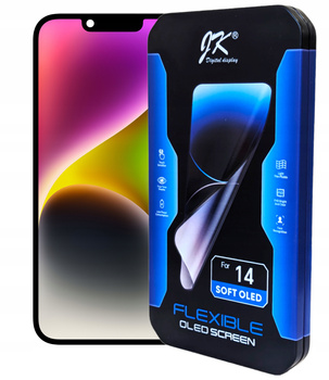 Wyświetlacz do iPhone 14 Soft OLED Ekran LCD A2882 Wymienny Chip +Uszczelka