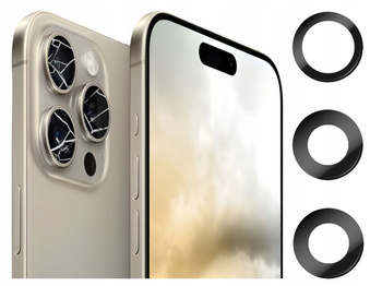 Szkło na Aparat do iPhone 16 Pro Max Szybka Premium Osłona Obiektywu A3296