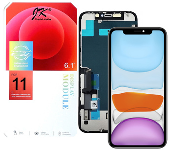 WYŚWIETLACZ EKRAN LCD DOTYK SZYBKA DO IPHONE 11 JK WYMIENNY CHIP