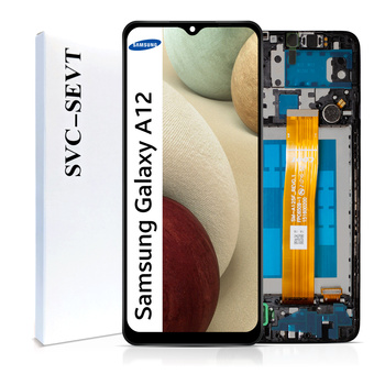 Wyświetlacz do Samsung Galaxy A12 Ekran LCD Ramka Oryginał Zila SM-A125F