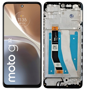 Wyświetlacz do Motorola Moto G32 Ekran LCD Ramka XT2235-2 XT2235-3