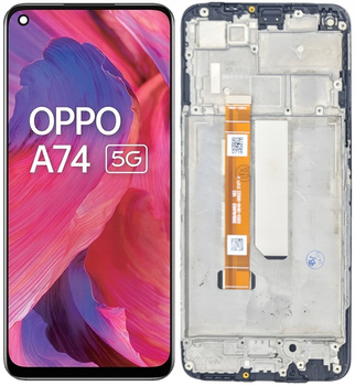 Wyświetlacz do Oppo A74 5G Ekran LCD Ramka CPH2197 CPH2263