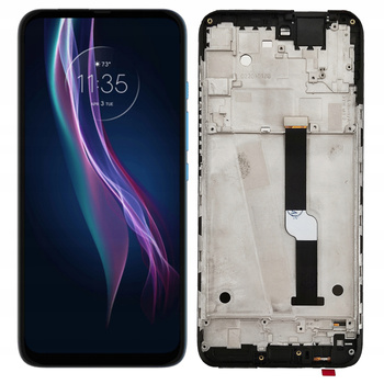Wyświetlacz do Motorola One Fusion Plus Ekran LCD Ramka Czarna PAKF0002IN