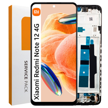 Wyświetlacz do Xiaomi Redmi Note 12 4G Ekran LCD Ramka Oryginał Zila
