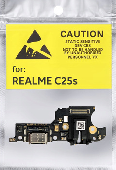 ORYGINAŁ PŁYTKA GNIAZDO ŁADOWANIA USB DO REALME C25S RMX3195 RMX3197