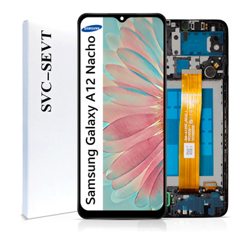 Wyświetlacz do Samsung A12 Nacho Ekran LCD Ramka Oryginał Zila SM-A127F