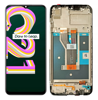 Wyświetlacz LCD Do Realme C21 Ramka Ekran Szybka Dotyk RMX3201