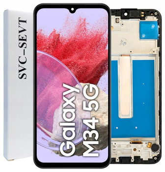 Wyświetlacz do Samsung Galaxy M34 Ekran LCD Ramka Oryginał Zila SM-M346B