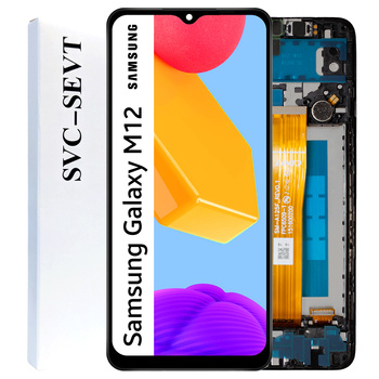 Wyświetlacz do Samsung Galaxy M12 Ekran LCD Ramka Oryginał Zila SM-M127F