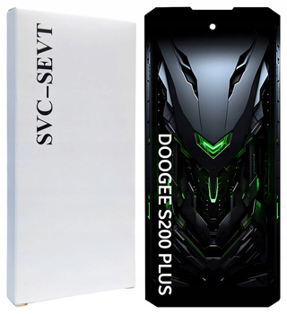 Oryginał Zila do Doogee S200 Plus Wyświetlacz LCD Dotyk